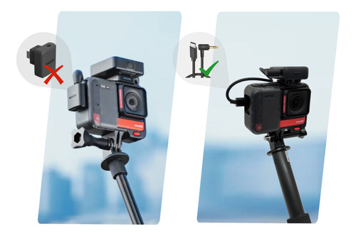 Cable Adaptador Audio Para Micrófono Para Insta360 One R