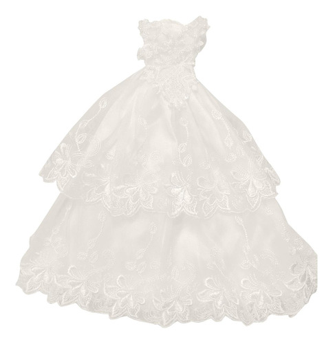 Vestido De Novia Para Muñeca, Ropa Para Muñeca, Disfraz,