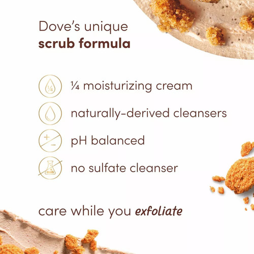 Dove Exfoliante Corporal Brown Sugar & Coconut Butter 10.5oz