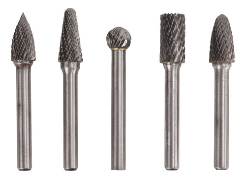 Burr Bits, 5 Unidades, Limas De Acero De Tungsteno Con Cabez