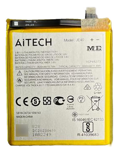 Bateria Compatible Con Motorola G7 Play Aitech
