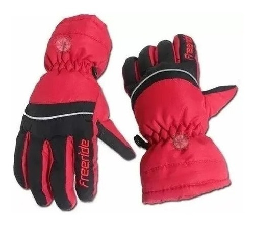 Guantes De Niño Freeride Para Nieve Ski Snowboard Reforzado