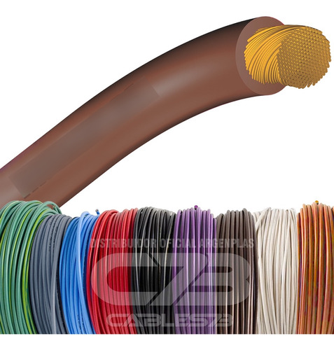 Cable unipolar Argenplas unipolar 1x2,5mm 1x2.5mm² marrón x 100m en rollo