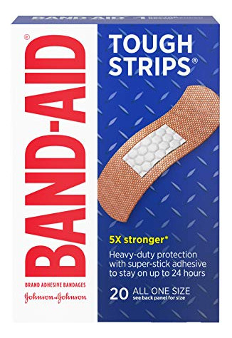 Banda-aid Marca Resistente Bandas Adhesivas Para El 0rw4e