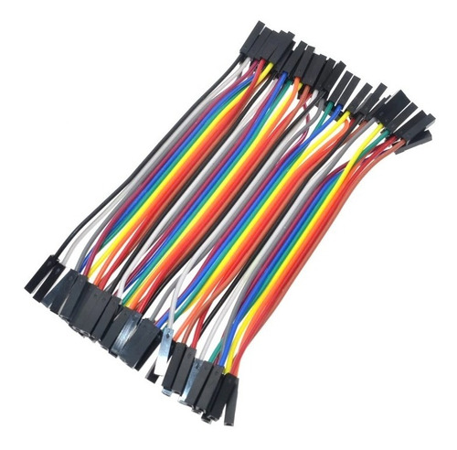 Cables Jumpers Compatible Arduino Hembra Hembra 40 Unidades