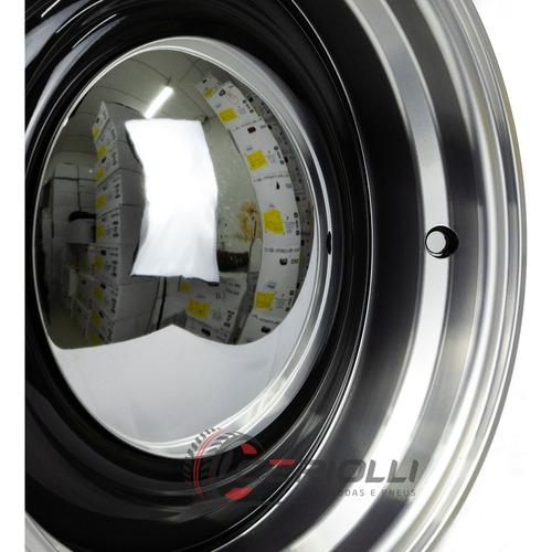 Roda Smoothie Aro 15 6x139 Tala Et 0 C10 D10 Hot Antigos Cor Preta Calota Lisa