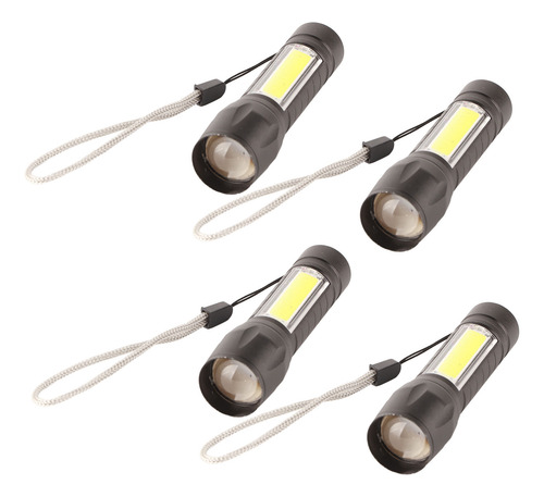 Linterna Retráctil Linterna De Luz Fuerte De Aleación De