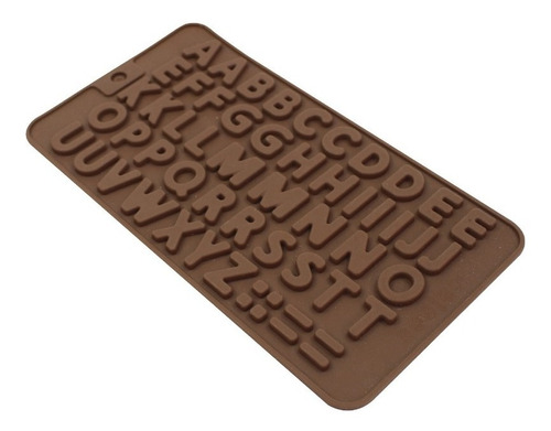 Forma Silicone Para Chocolate Letras