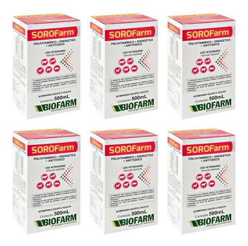 Sorofarm 500 Ml - Biofarm (kit C/6)