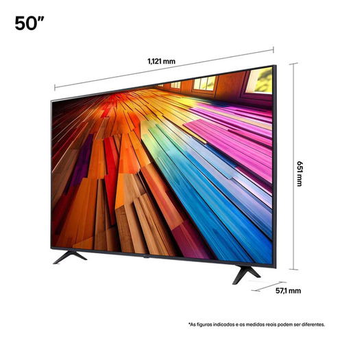 Smart Tv Lg 504k Uhd 50ut8000 Processador A5 Gen7 Webos Hdr