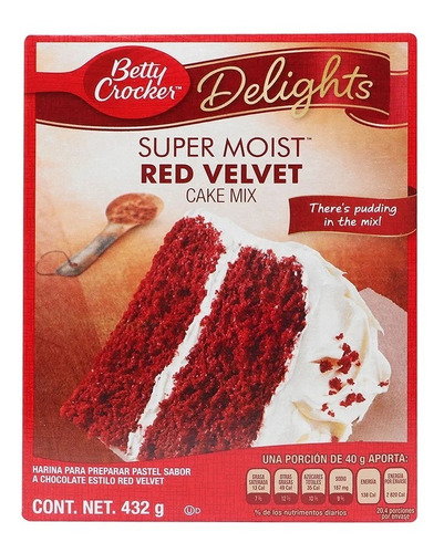 Harina Para Pastel Red Velvet Betty Crocker 342g 4 Pack Ipg