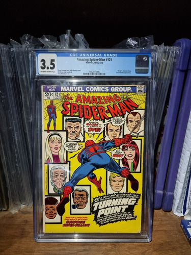 Cómic Spiderman 121 Cgc 3.5 Muerte De Gwen Stacy En Ingles