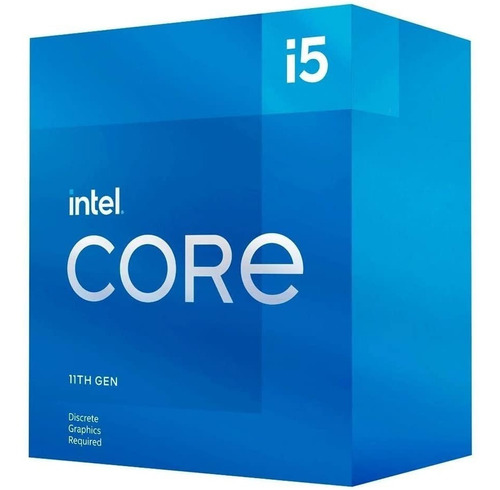 Processador Intel Core i5-11400F de 6 núcleos e  4.4GHz de frequência BX8070811400F