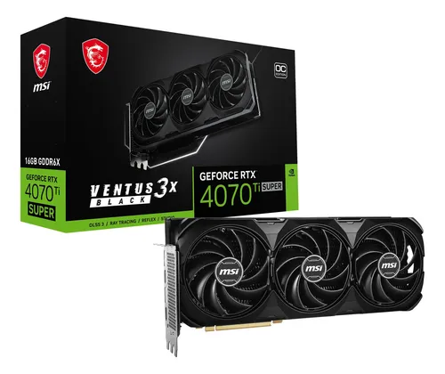 Tarjeta gráfica Msi Geforce Rtx 4070 Ti Super GDRR6x de 16 GB