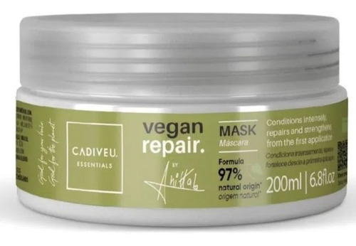 Mascarilla Cadiveu Vegan Repair - mL a $232
