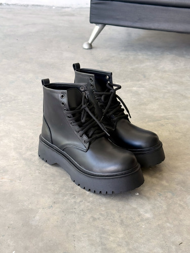 Borcegos Mujer Cuero Suela Goma Urbanos Botas Moda Brooklyn