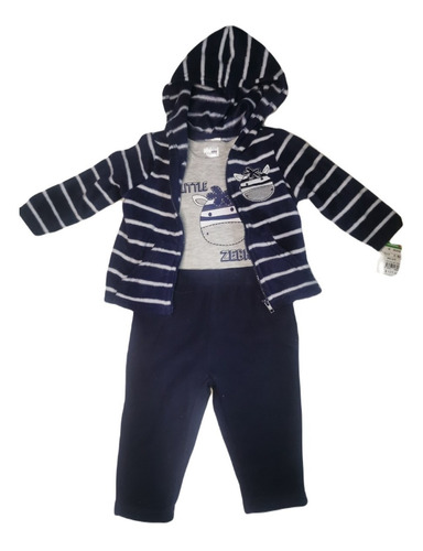 Conjunto Set De Cebra Con 3 Pz Para Bebe De 0 A 9 Meses