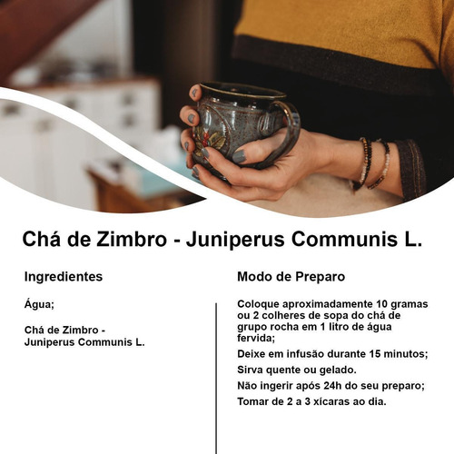 Chá De Zimbro - Juniperus Communis L. - 50g