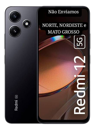 Xiaomi Redmi 12 128gb Preto - Dual Chip Xiaomi Redmi 12 128gb Preto - Dual Chip