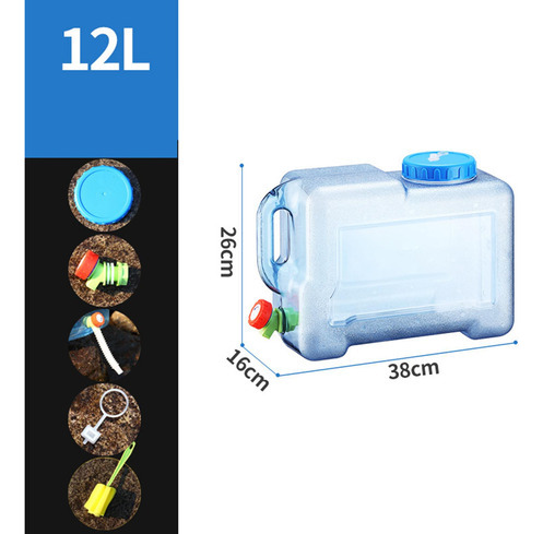 Recipiente De Agua Para Acampar Con Grifo 12 Litros
