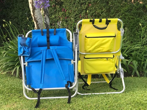 Silla Reposera Playa Tommy Colores Bolso Termico Cuotas!!!
