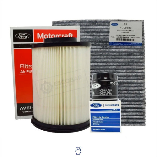 Imagen 1 de 8 de Kit 3 Filtros Aceite + Aire + Polen Ford Focus Motor 1.6 2.0