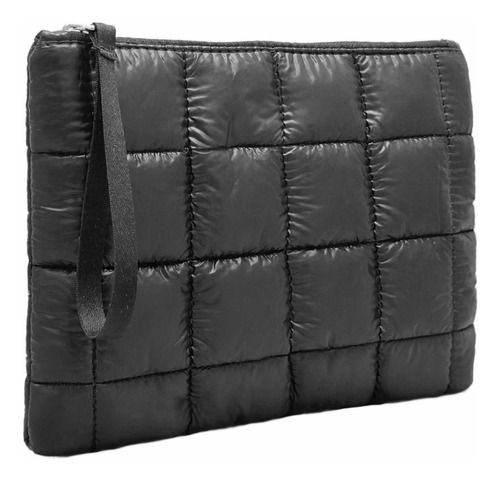 Bolsa Necessaire Envelope Acolchoada Puffer Matelassê