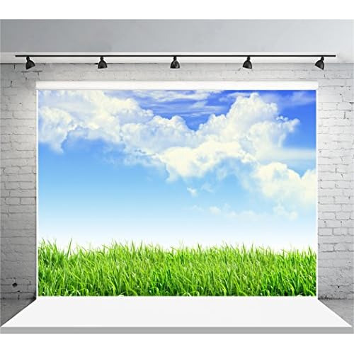 7x5ft Spring Grassland Photography Background Gardening...