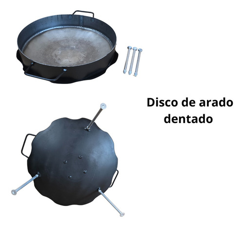 Disco Arado Paella 50ø Cocina Parrilla C/tapa+ Cocina Rocket
