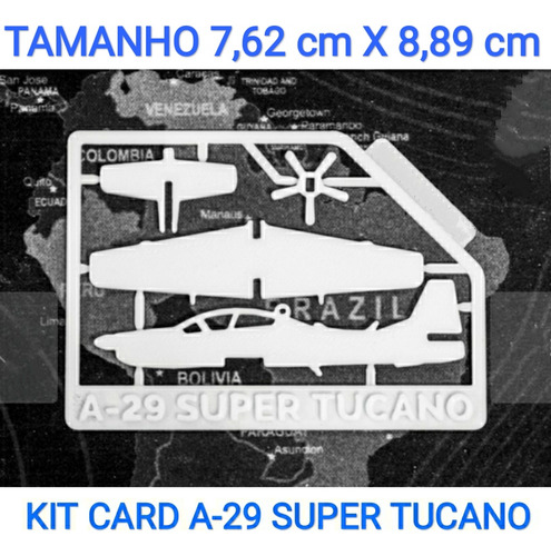 Arquivos Stl * Kit Card A-29 Super Tucano Impressão 3d
