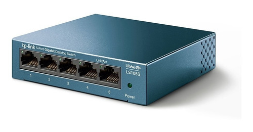 Switch Tp Link 5 Puertos Gigabit Ls105g Cuerpo Metalico