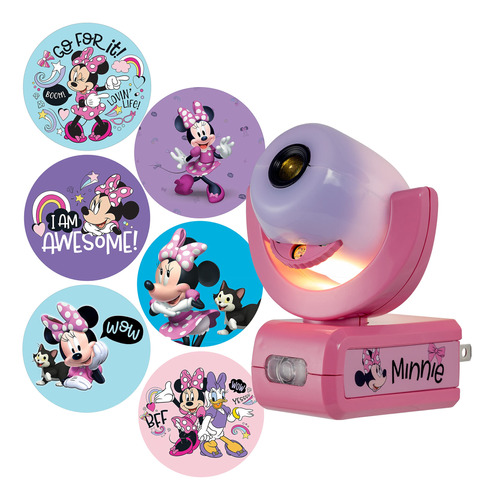 Projectables Minnie Mouse - Luz Nocturna Led Para Ni.