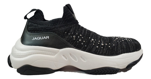 Imagen 1 de 6 de Zapatillas Jaguar Lifestyle Sin Cordones 4313 Casual Neg Cli
