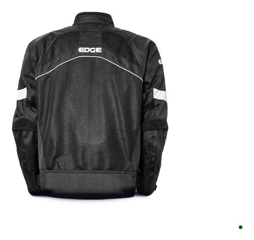 Imagen 2 de 2 de Chaqueta Edge Con Proteccion Talla M Color Negro Moto