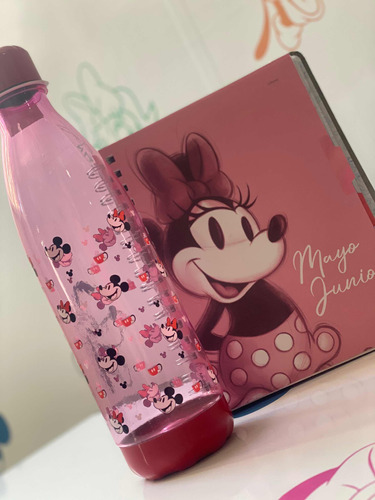 Termo De Minnie Mouse De Color Rojo Para Agua