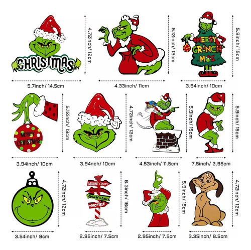Nuevo 24 Piezas De Adornos Para El Árbol De Navidad Del