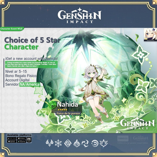 Genshin Impact Nahida/dendro