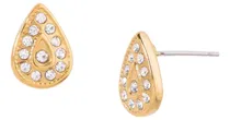 Comprar Aretes Gota Dorados Brillantes Sencillos