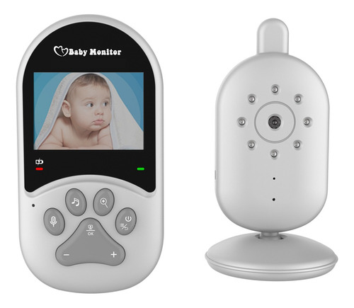 Cámara De Monitor De Bebé De Video Inalámbrica De 2.4 Pulgad