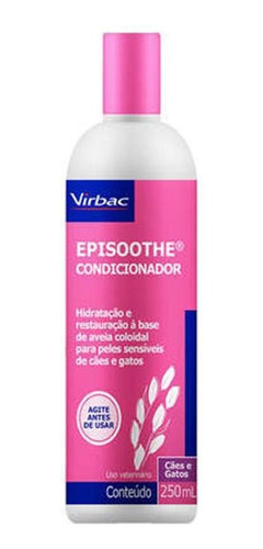 Condicionador Virbac Episoothe Peles Sensíveis 250ml