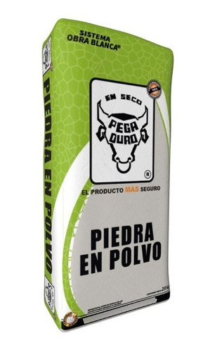 Piedra En Polvo Para Muro Pegaduro 20kg