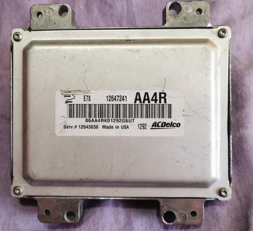 Computadora De Motor Chevrolet Cruze 2012 1.4l 12647241 Aa4r (Usado)