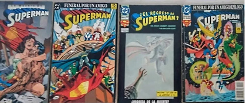 Superman: Muerte - Funeral - Rescate - Renacer  (4 Tomos)