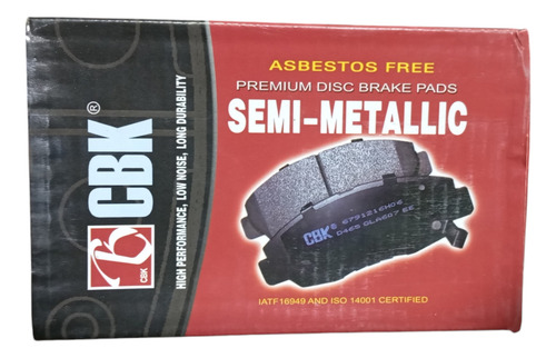 Pastilla Freno Delantera Chevrolet Luv D-max 2011-14 Da1691