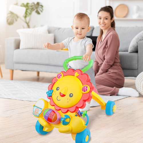 León Correpasillos Andandín, Interactivo Andadera Para Bebés