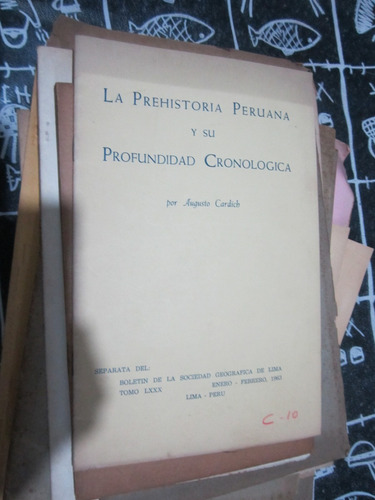 La Prehistoria Peruana Y Su Profundidad Cronologica