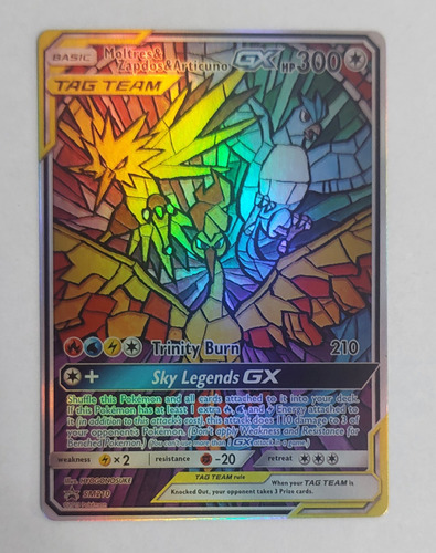 Moltres Zapdos Articuno Gx Sky Legends Sm210 Inglés - Proxy Moltres Zapdos Articuno Inglés