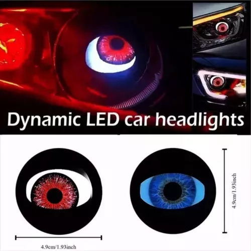 Pc Lente Led Evil Eye De 2 X 12 V En Modo Automático
