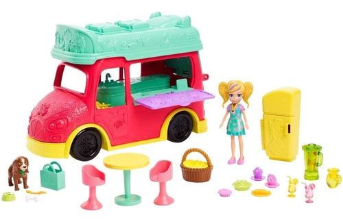 Polly Pocket Food Truck 2 Em 1 Gdm20 - Mattel