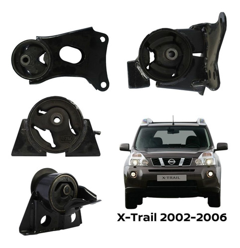 Soportes Caja Vel Y Motor X-trail 2002-2007 Nissan